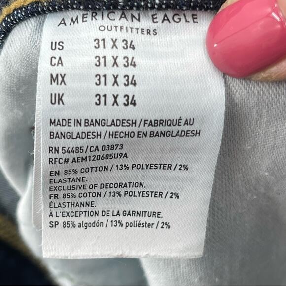 American Eagle Streetwear Next Level Flex Original Bootcut Jeans Size 31 x 34 - Picture 9 of 12